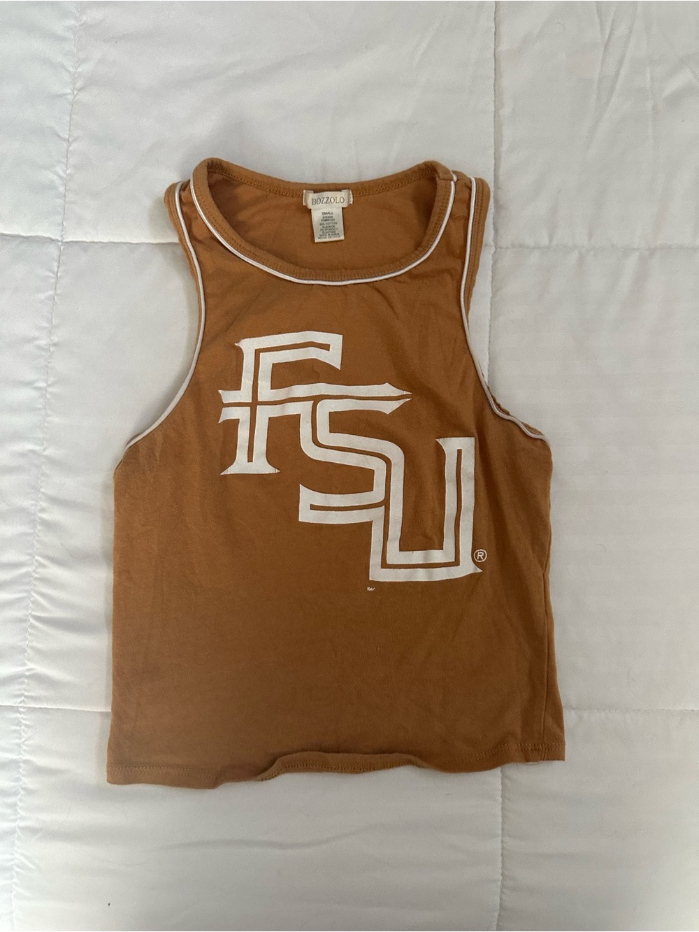 Bozzolo Tank Top with White FSU Logo